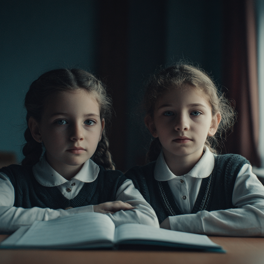 Elevi într-o clasă din România, concentrați pe exerciții; articol despre educație, învățare și lipsuri în școală.